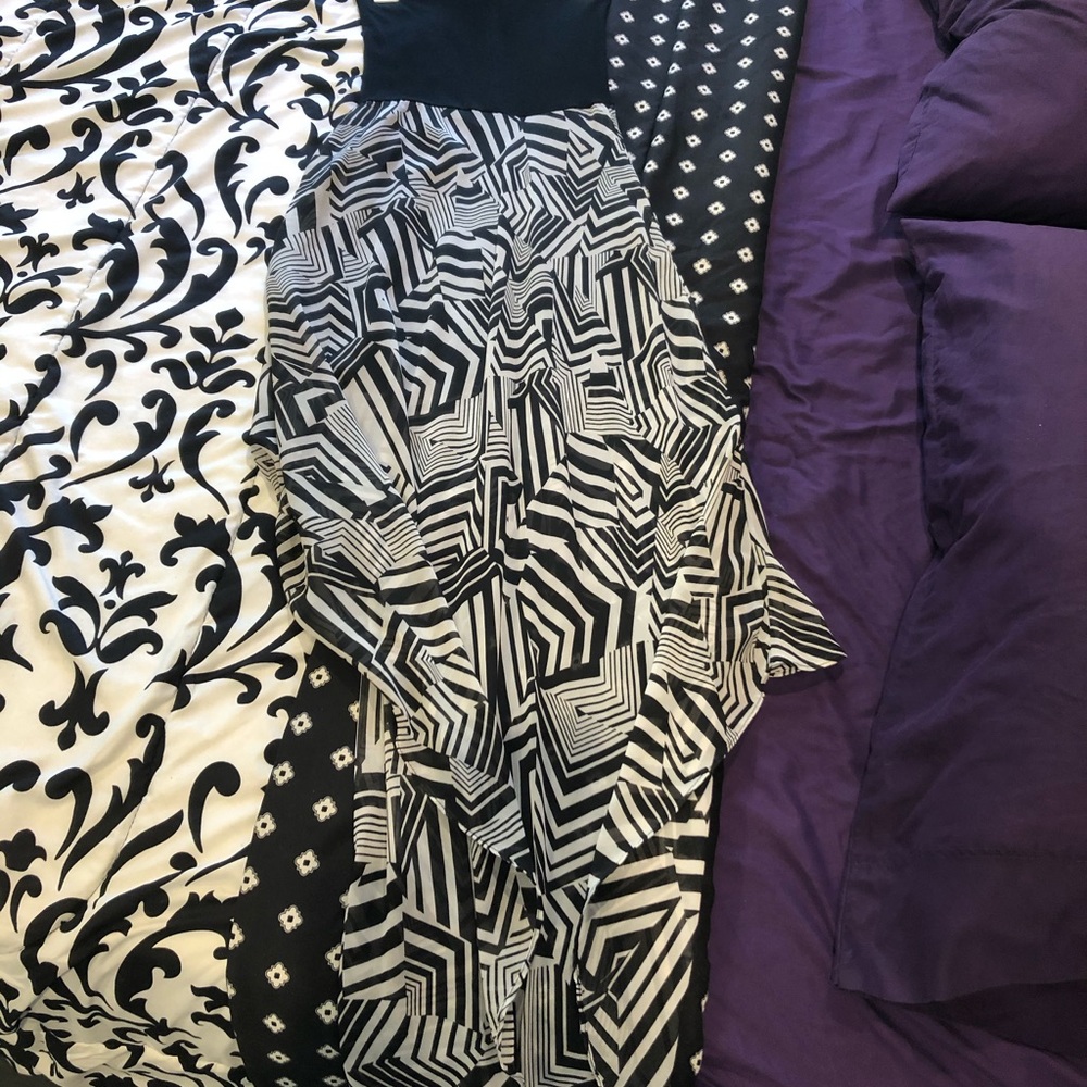 High-Low Geometric Dress - Picture 3 of 4